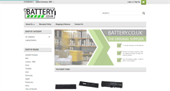 Desktop Screenshot of battery.co.uk